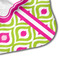 Ogee Ikat Hooded Baby Towel- Detail Corner