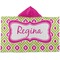 Ogee Ikat Kids Hooded Towel (Personalized)