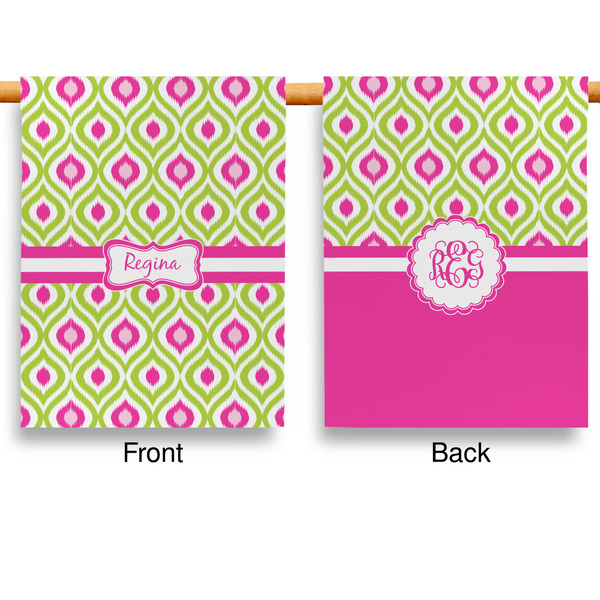 Ogee Ikat House Flags - Double Sided - APPROVAL