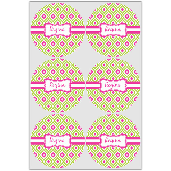 Ogee Ikat Icing Circle - Large - Set of 6