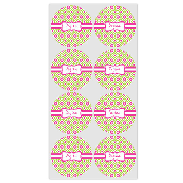 Ogee Ikat Icing Circle - Medium - Set of 8