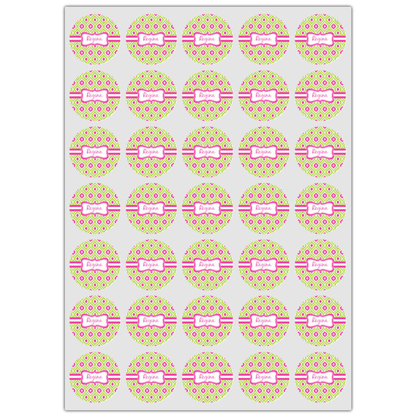 Ogee Ikat Icing Circle - XSmall - Set of 35