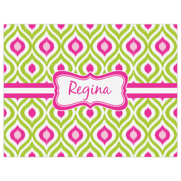 Ogee Ikat Indoor / Outdoor Rug - 6'x8' - Front Flat