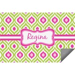 Ogee Ikat Indoor / Outdoor Rug - 6'x8' w/ Name or Text