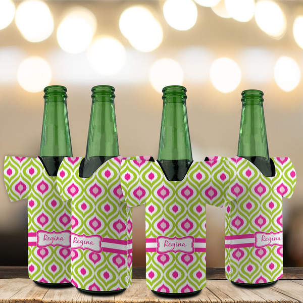 Ogee Ikat Jersey Bottle Cooler - Set of 4 - LIFESTYLE