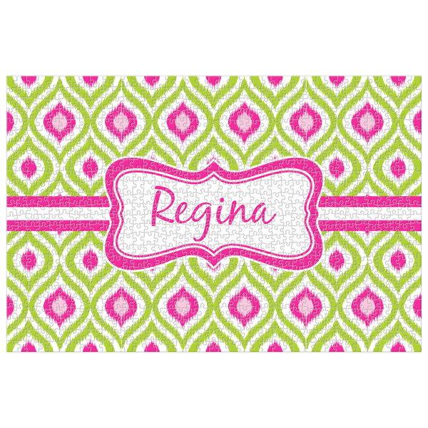 Custom Ogee Ikat Jigsaw Puzzle - 1000-piece (Personalized)