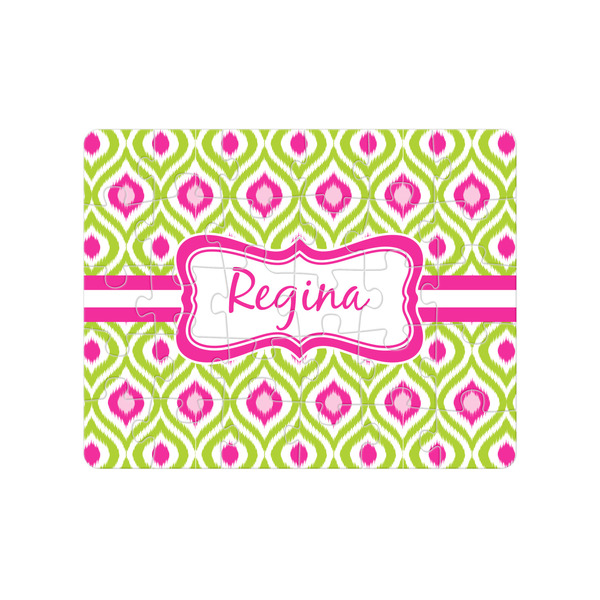 Custom Ogee Ikat Jigsaw Puzzles (Personalized)