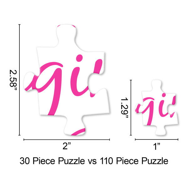 Ogee Ikat Jigsaw Puzzle - Piece Comparison