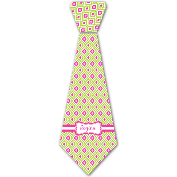 Custom Ogee Ikat Iron On Tie - 4 Sizes w/ Name or Text