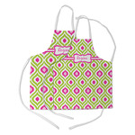 Ogee Ikat Kid's Apron w/ Name or Text