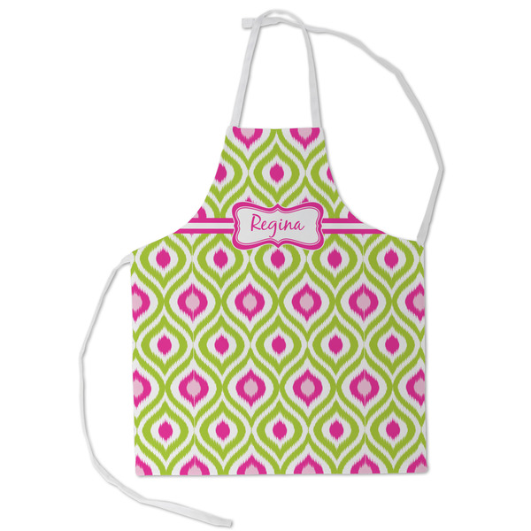 Custom Ogee Ikat Kid's Apron - Small (Personalized)