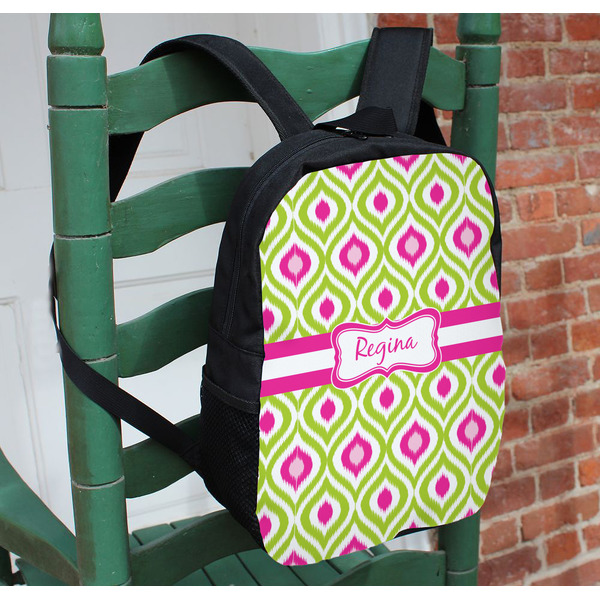 Ogee Ikat Kids Backpack - In Context