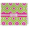 Ogee Ikat Kitchen Towel - Poly Cotton - Folded Half