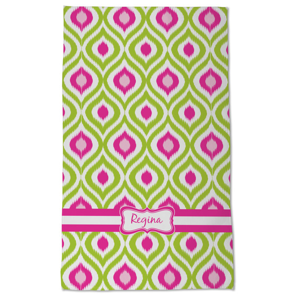 Ogee Ikat Kitchen Towel - Poly Cotton - Full Front