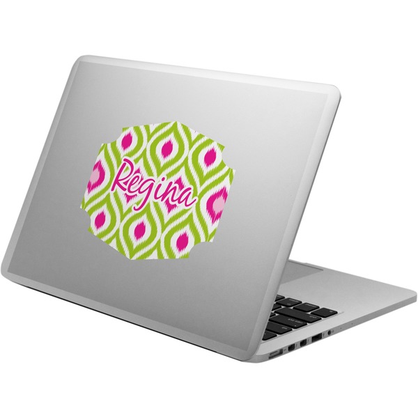 Custom Ogee Ikat Laptop Decal (Personalized)