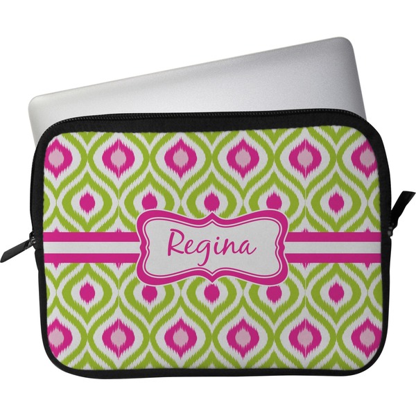 Custom Ogee Ikat Laptop Sleeve / Case (Personalized)