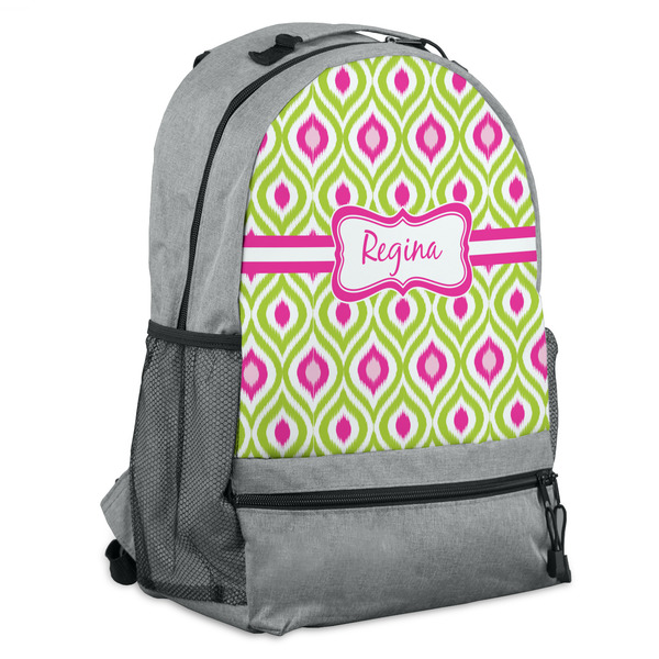 Custom Ogee Ikat Backpack (Personalized)