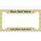 Ogee Ikat License Plate Frame - Style A