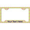 Ogee Ikat License Plate Frame - Style C (Personalized)