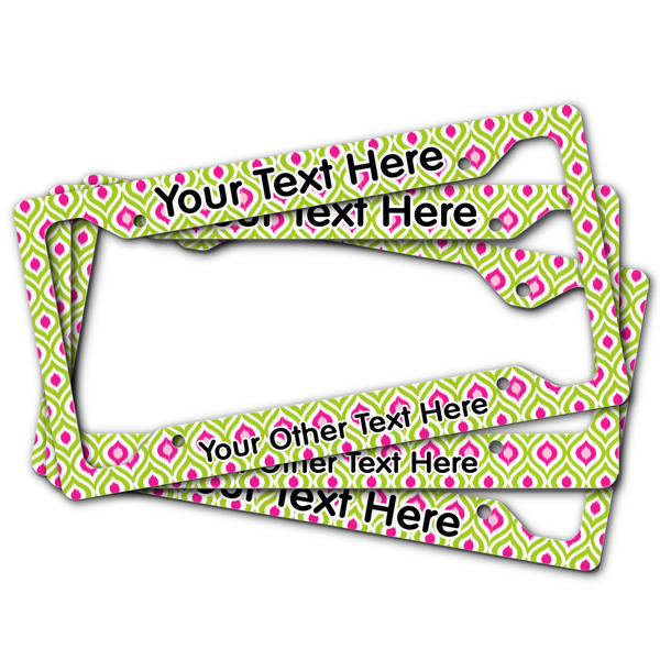 Ogee Ikat License Plate Frames - (PARENT MAIN)