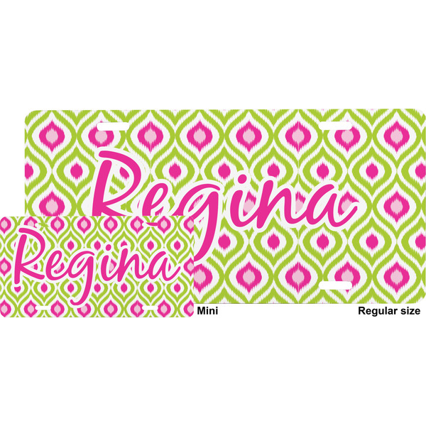 Ogee Ikat License Plate (Sizes)