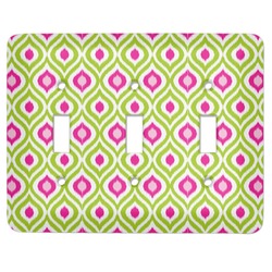 Ogee Ikat Light Switch Cover (3 Toggle Plate)