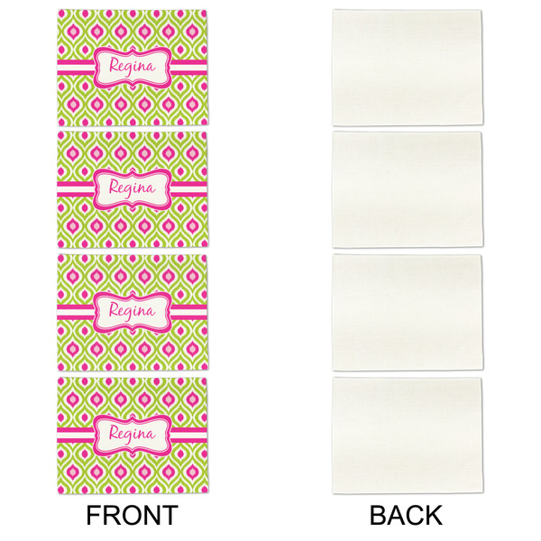 Ogee Ikat Linen Placemat - APPROVAL Set of 4 (single sided)