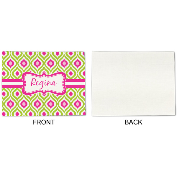 Ogee Ikat Linen Placemat - APPROVAL Single (single sided)