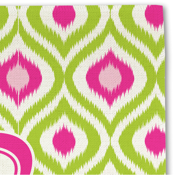 Ogee Ikat Linen Placemat - DETAIL