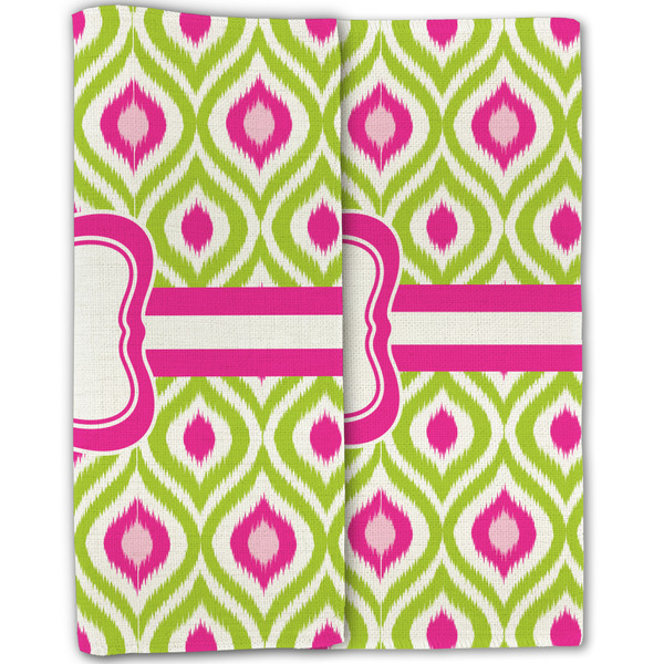 Ogee Ikat Linen Placemat - Folded Half (double sided)