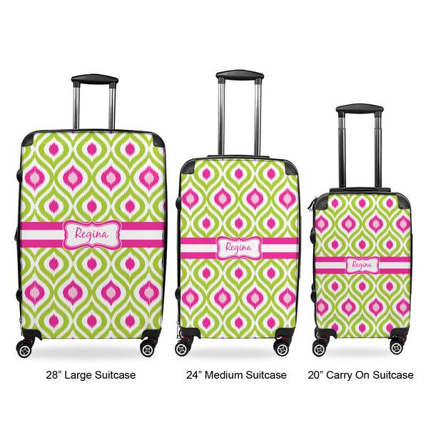 Ogee Ikat Luggage Bags all sizes - With Handle