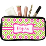 Ogee Ikat Makeup / Cosmetic Bag (Personalized)