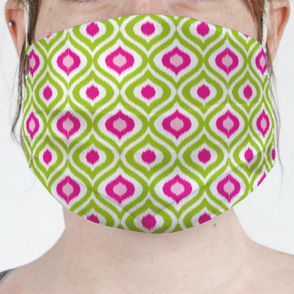 Custom Ogee Ikat Face Mask Cover