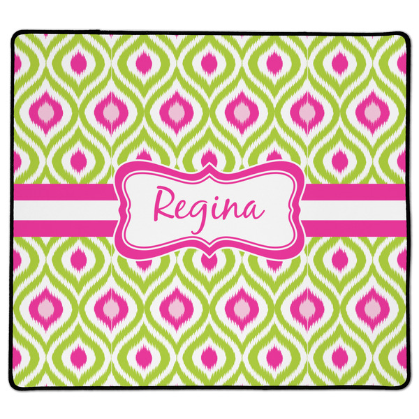 Custom Ogee Ikat XL Gaming Mouse Pad - 18" x 16" (Personalized)