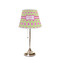 Ogee Ikat Poly Film Empire Lampshade - On Stand