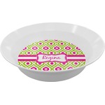 Ogee Ikat Melamine Bowl (Personalized)