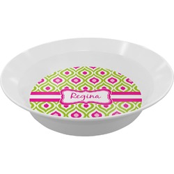 Ogee Ikat Melamine Bowl (Personalized)