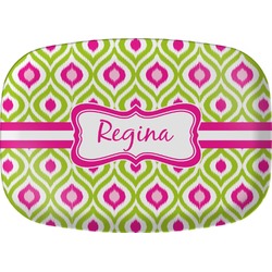 Ogee Ikat Melamine Platter (Personalized)