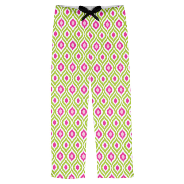 Custom Ogee Ikat Mens Pajama Pants - XS
