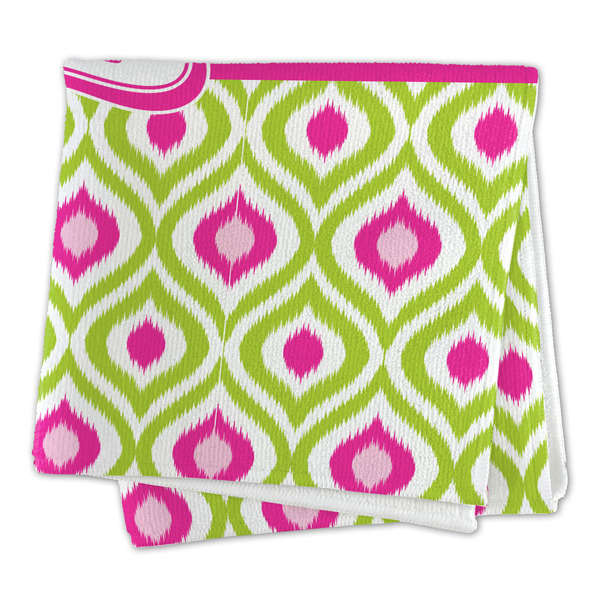 Ogee Ikat Microfiber Dish Rag - FOLDED (square)
