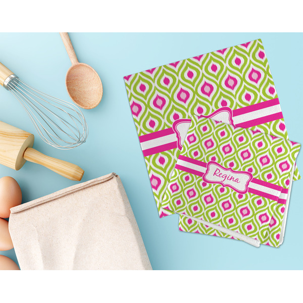 Ogee Ikat Microfiber Dish Rag - LIFESTYLE