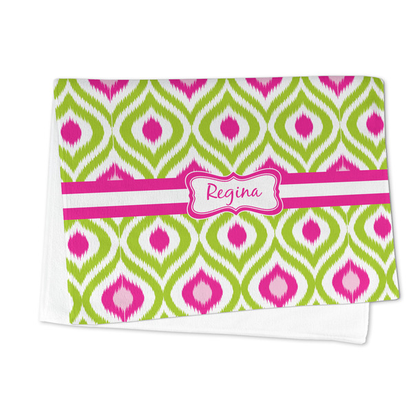 Ogee Ikat Microfiber Dish Towel - FOLDED HALF