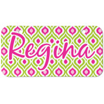 Ogee Ikat Mini/Bicycle License Plate (2 Holes) (Personalized)