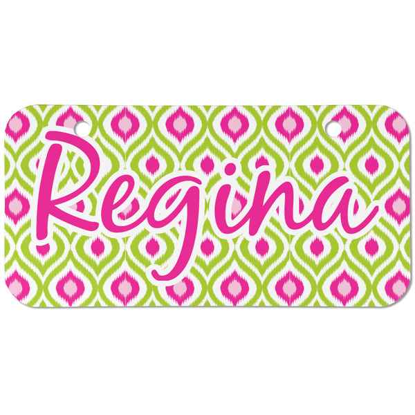 Ogee Ikat Mini Bicycle License Plate - Two Holes