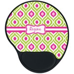 Ogee Ikat Mouse Pad with Wrist Support