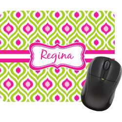 Ogee Ikat Rectangular Mouse Pad (Personalized)