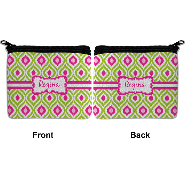 Ogee Ikat Neoprene Coin Purse - Front & Back (APPROVAL)
