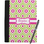 Ogee Ikat Notebook Padfolio - Large w/ Name or Text