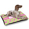 Ogee Ikat Outdoor Dog Beds - Large - IN CONTEXT