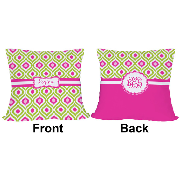 Ogee Ikat Outdoor Pillow - 16x16